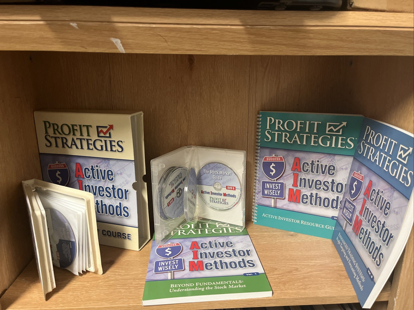 Profit Strategies: Active Investor Methods. Home Study Course 4book + 6 DVD +8CD