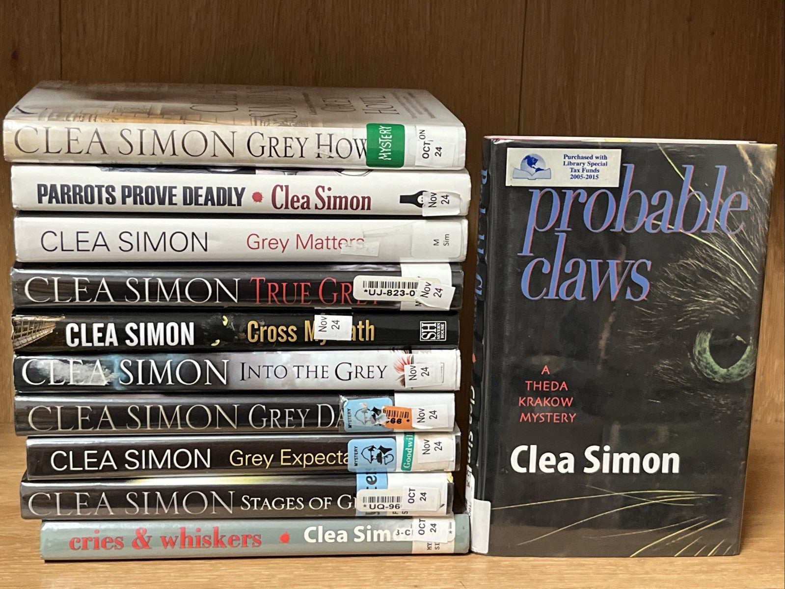 Clea Simon Book Lot 11 Series - Dulcie Schwartz Feline, A Theda Krakow Mystery..