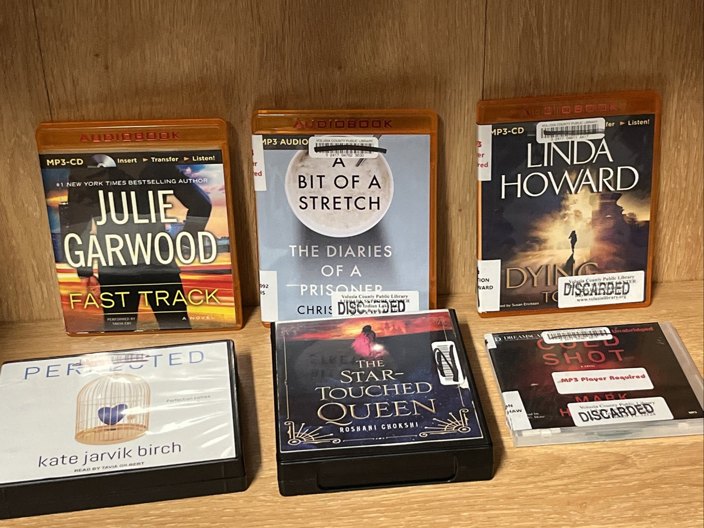 Lot Of 6 Audio Books On MP3 CD Various Authors GREAT SELECTION