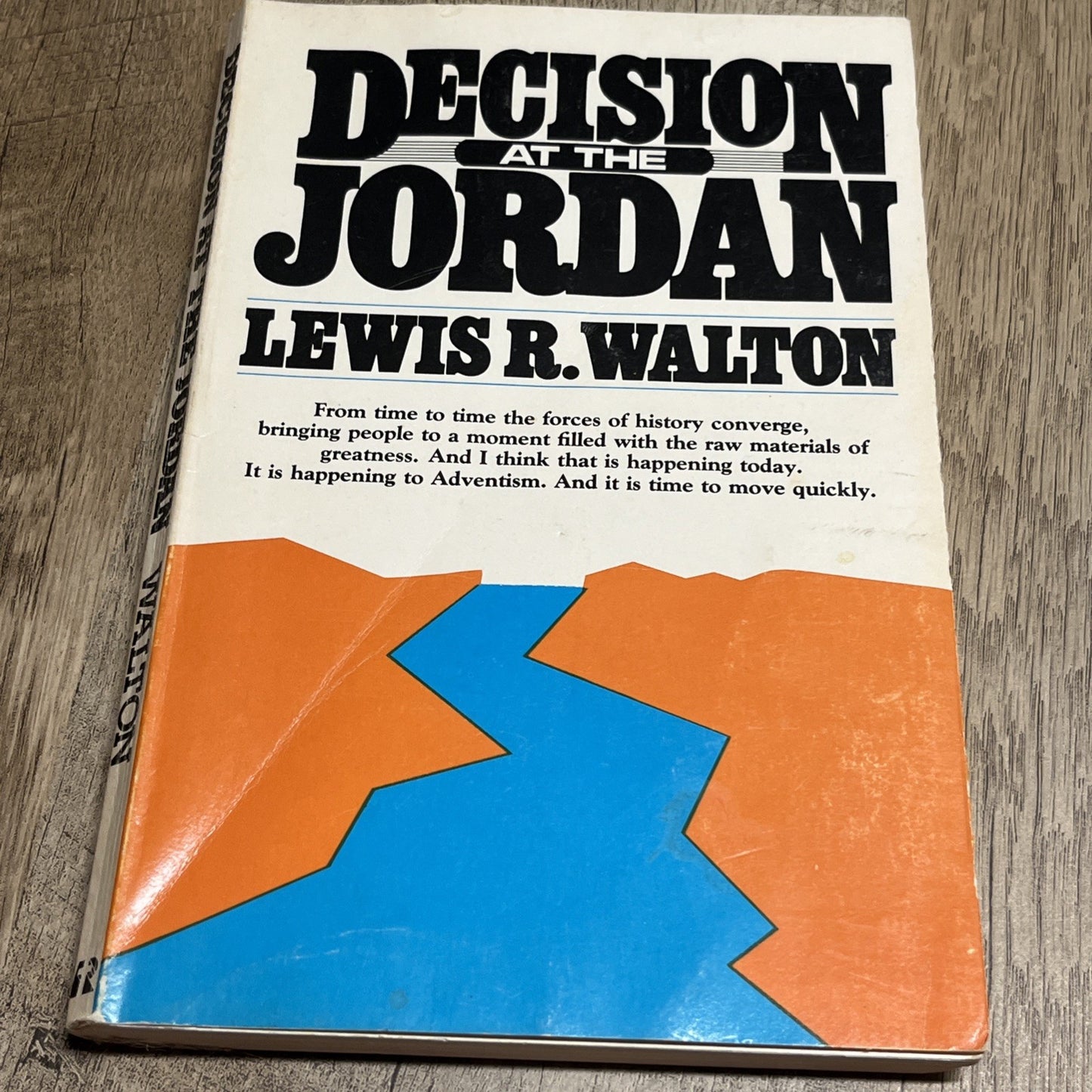 Decision at the Jordan New Sealed Paperback By Walton, Lewis R sda