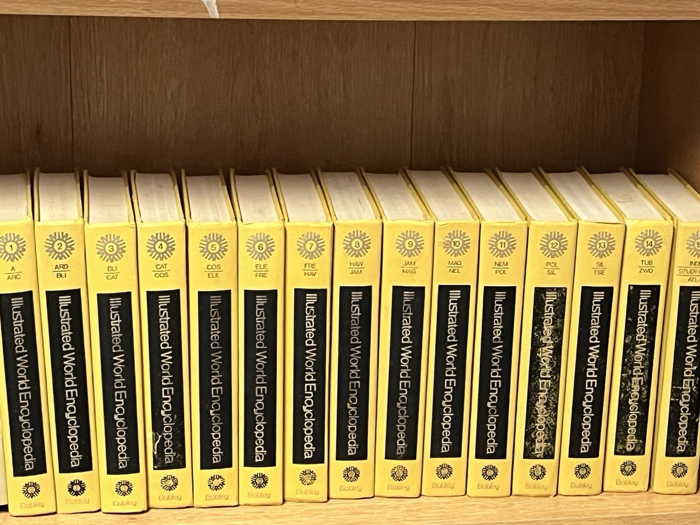 Illustrated World Encyclopedia  Volume 1 - 15 Complete Set 1972