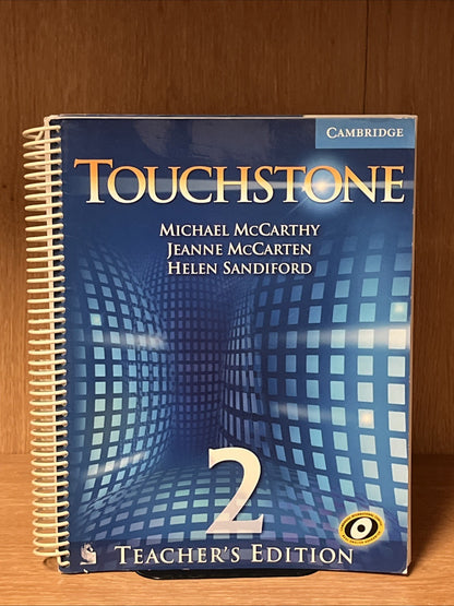 Touchstone Teacher's Edition 2 Teachers Book with Audio Cd by Michael McCarthy