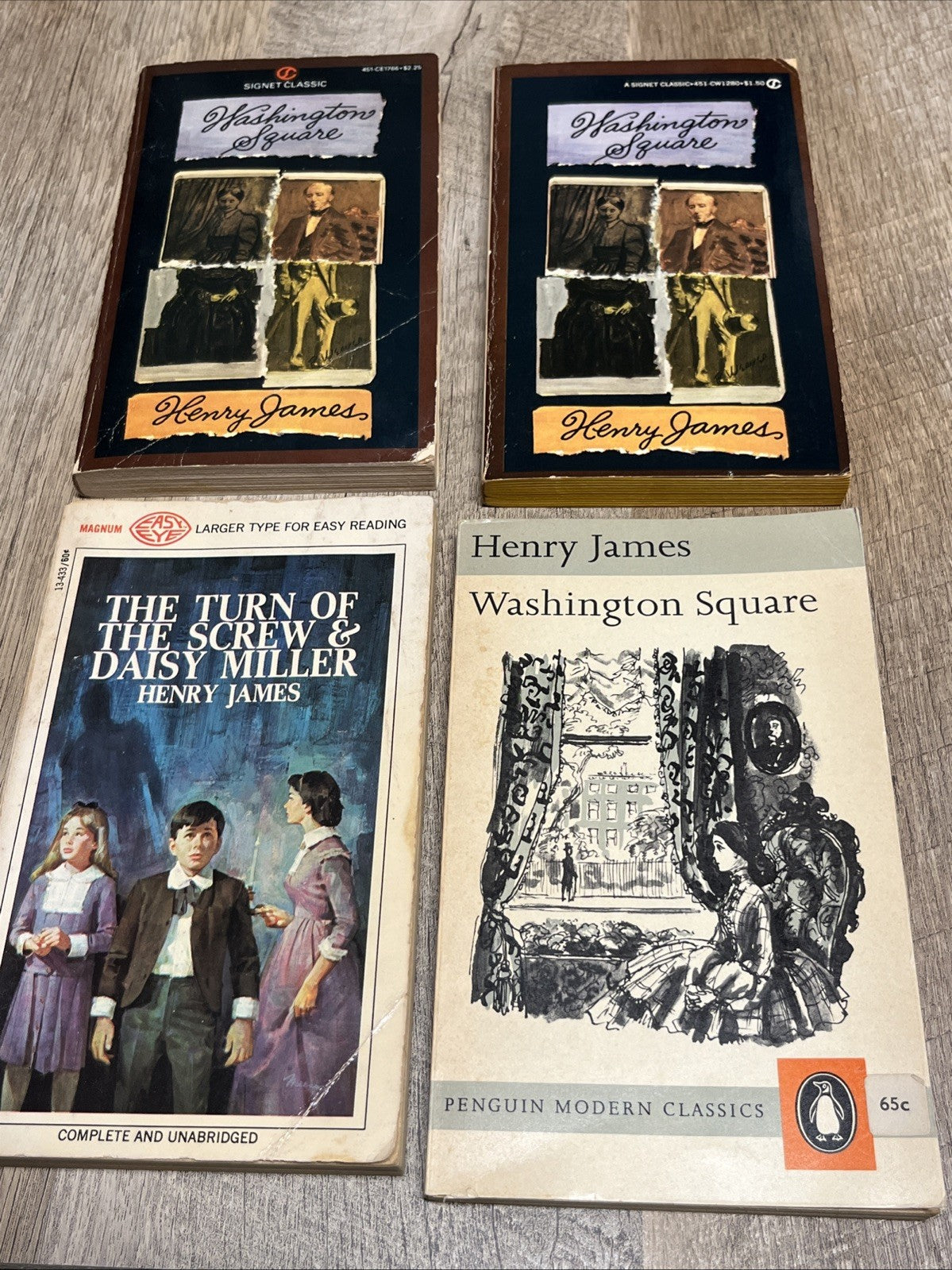 Henry James Washington Square 1963/1964/ 1979 Tune Of The Screw & Daisy Miller