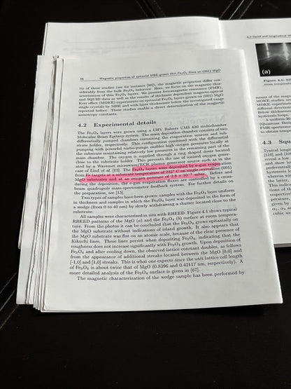 Magnetic properties of oxide-based thin films and multilayers Paul van der..