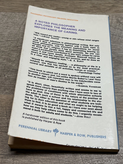 Milton Mayeroff : On Caring