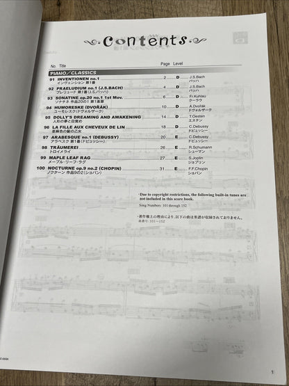 Song Book & Song Book 2  Casio Lot