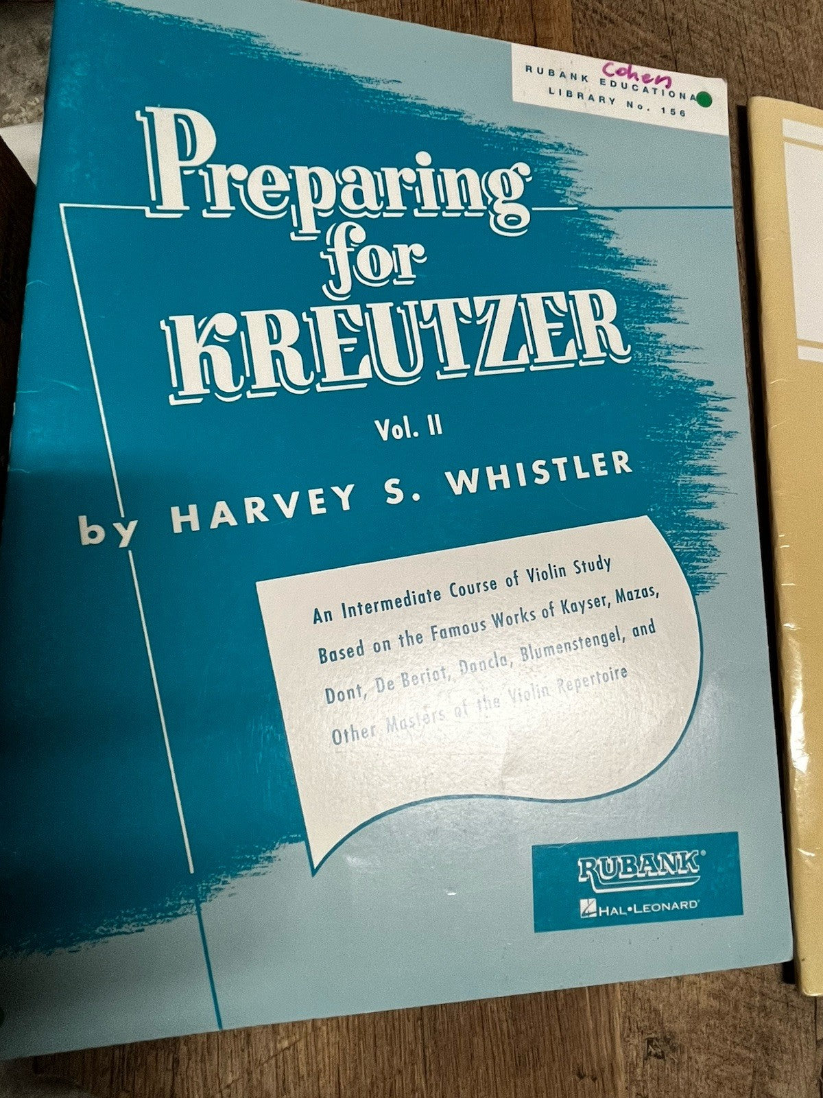 Violin Song Books Harvey S. Whistler & Carl Fischer Violin Study Books