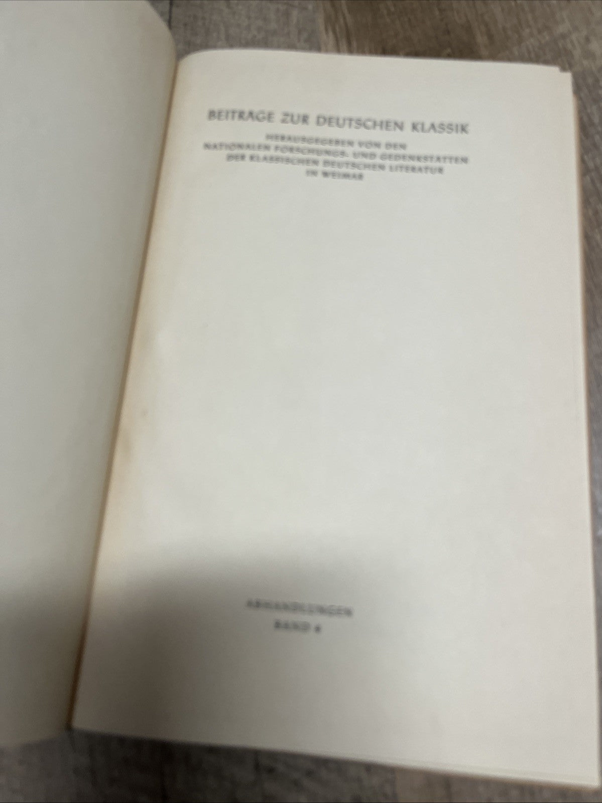 BEITRAGE ZUR DEUTSCHEN KLASSIK WALTER WADEPUHL HEINE-STUDIEN 1956