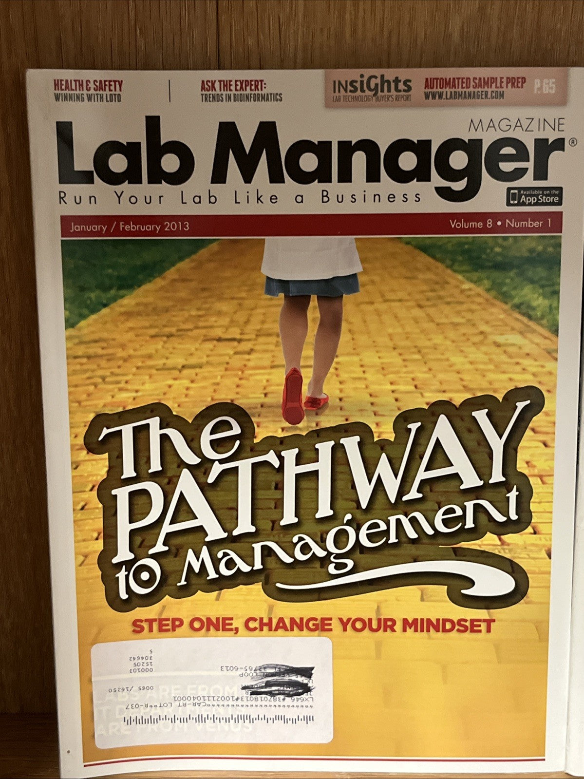 Lot of 3 Lab Manager Magazine Run Your Lab Like A Business 2013 Volume 8