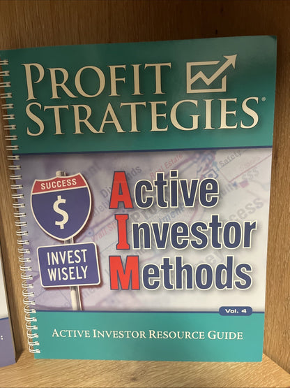 Profit Strategies: Active Investor Methods. Home Study Course 4book + 6 DVD +8CD