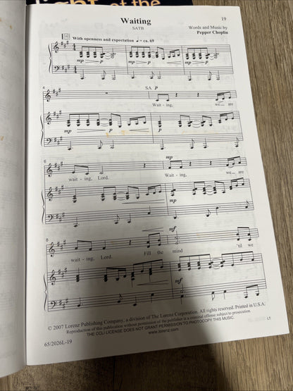 Night of the Father's Love SATB: The Awe and Mystery of God with Us Plus Cd
