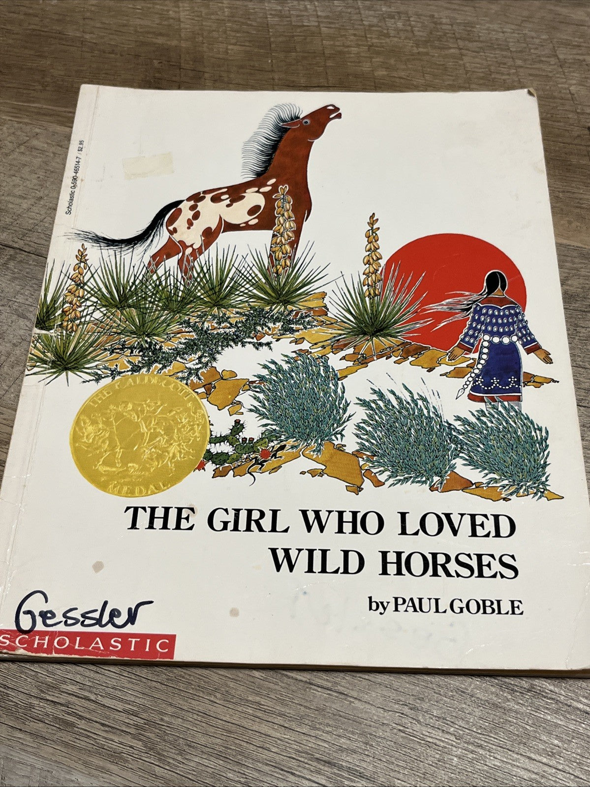 The Girl Who Loved Wild Horses 1st Edition 1978 By Paul Goble FIRST EDITION