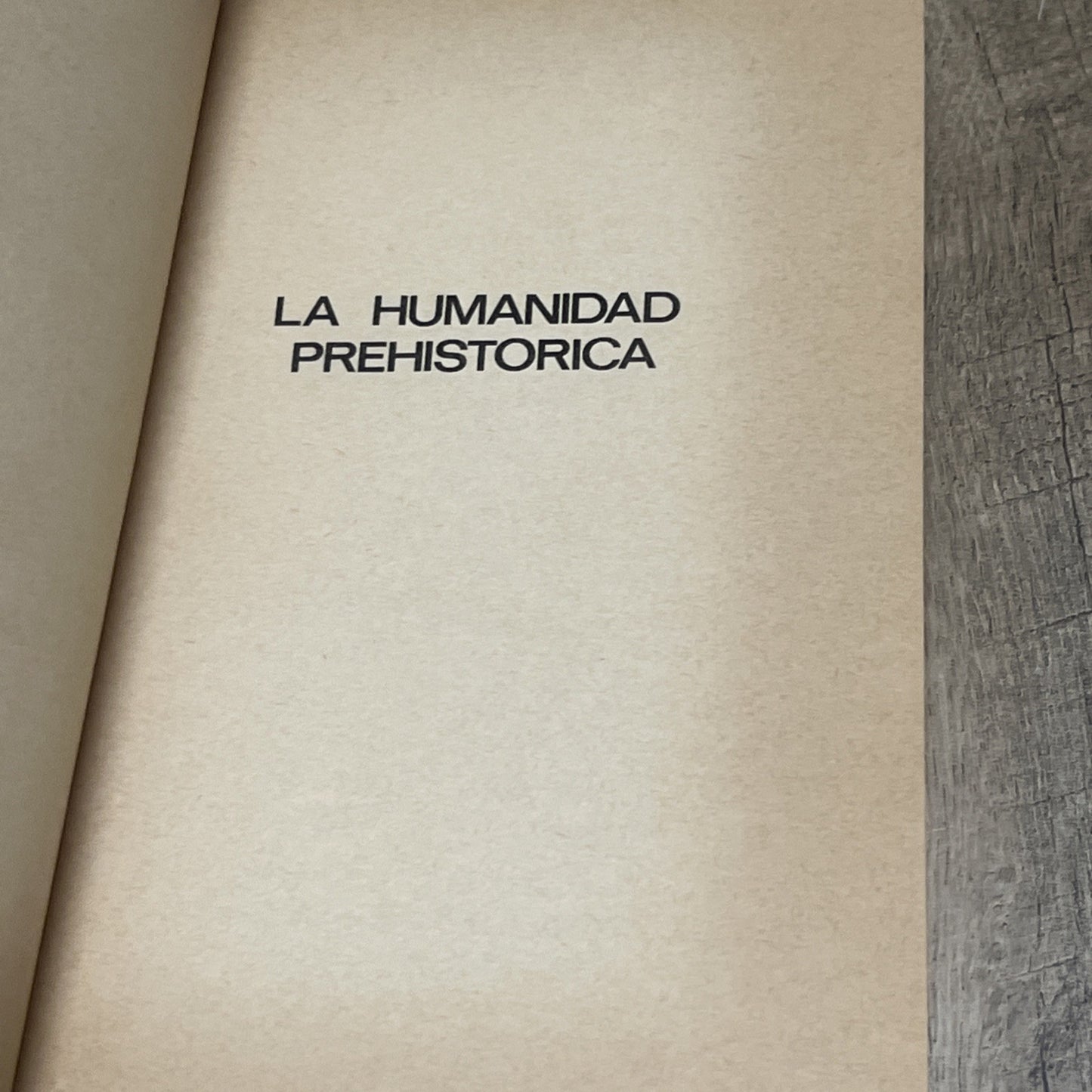 La Humanidad Prehistorica Pericot Maluquer RTV25 Biblioteca Salvat 1969 1st Ed
