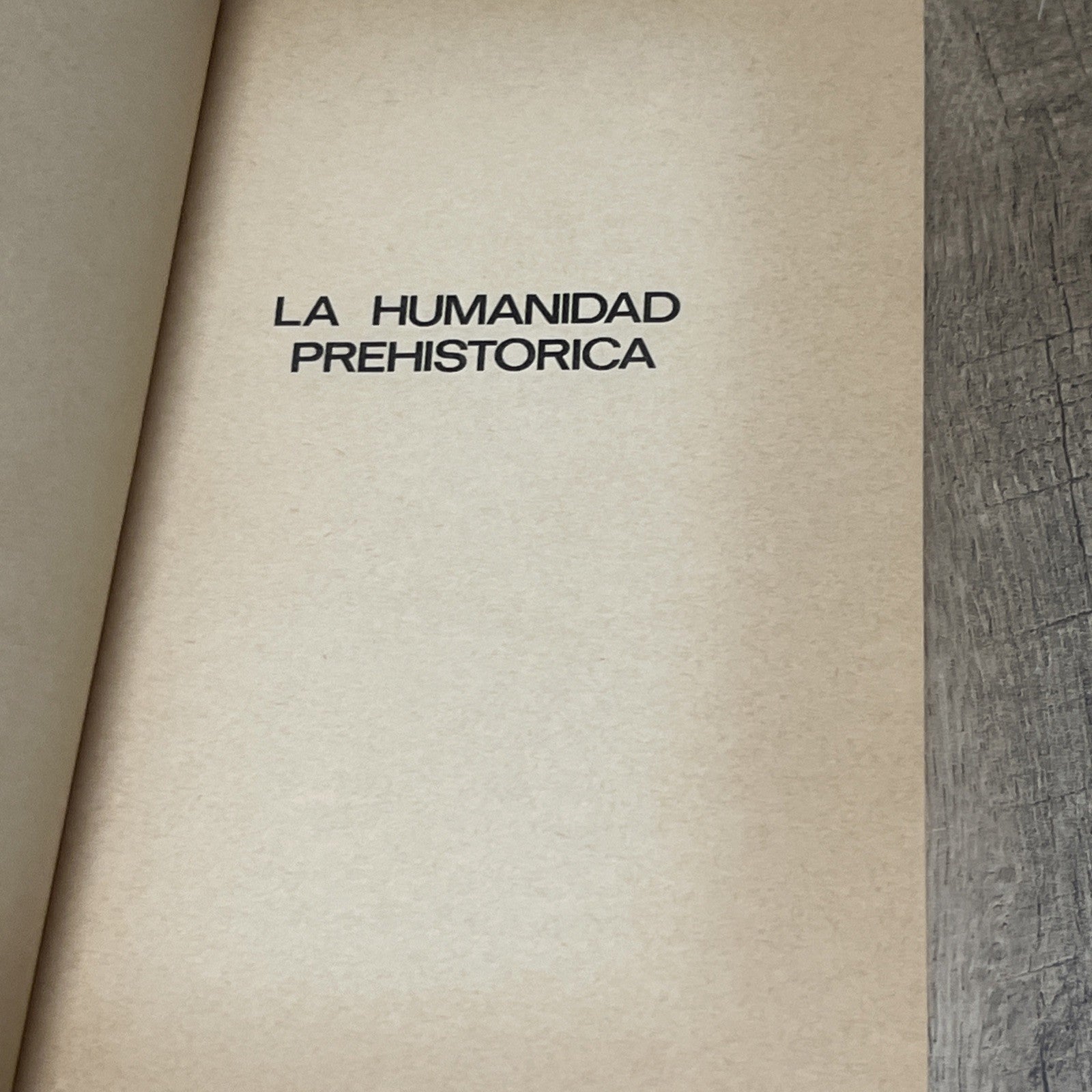 La Humanidad Prehistorica Pericot Maluquer RTV25 Biblioteca Salvat 1969 1st Ed
