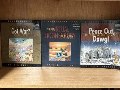 Lot  of 3 A Doonesbury  Comic Book GB Trudeau Strip 1996 | 2002 Books
