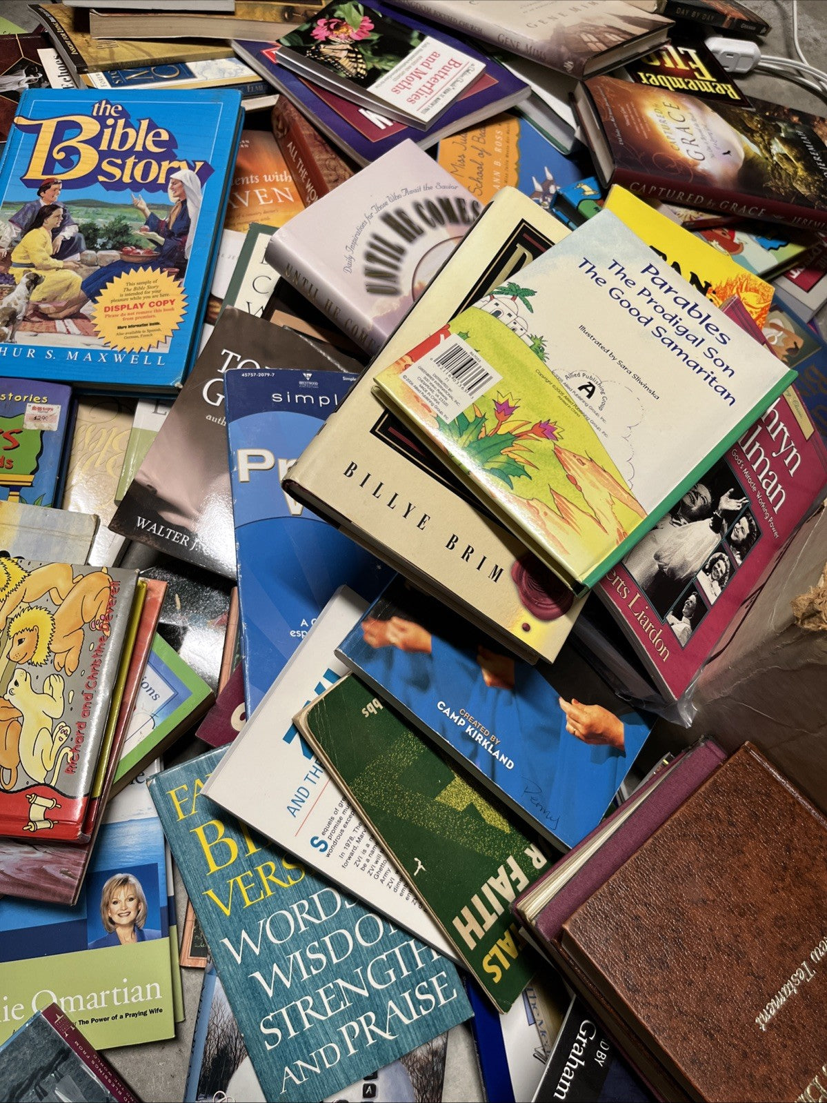 Christian Inspirational Fiction Book Lot (10 books) Mixed Lot
