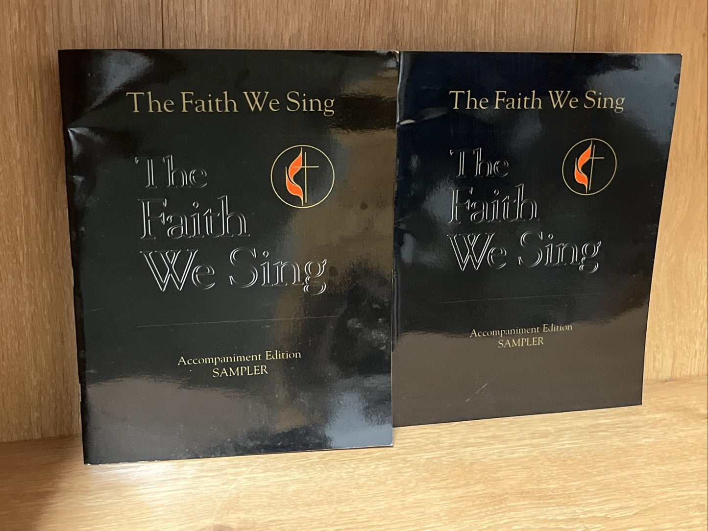 The Faith we Sing Sampler Accompaniment Edition Music Song Book Lot of 2 (1982)