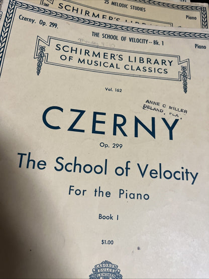 Schirmer's Library of Musical Classics Lot of 4 ( Vol 45 . 139. 162. & Vol 766 )