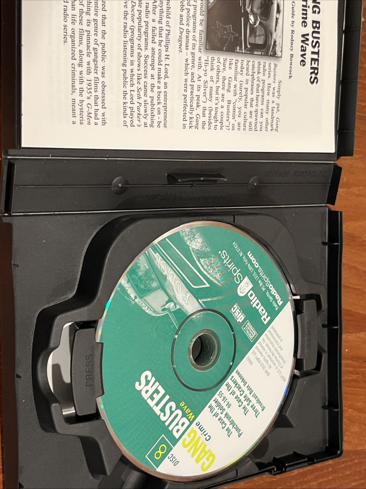 Gang Busters: Crime Wave 8 Audio CD - 16 Episodes Classic Radio Detective