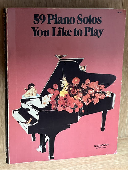 Vintage 59 Piano Songs You Like to Play G Schirmer New York/London EUC ( 1939 )