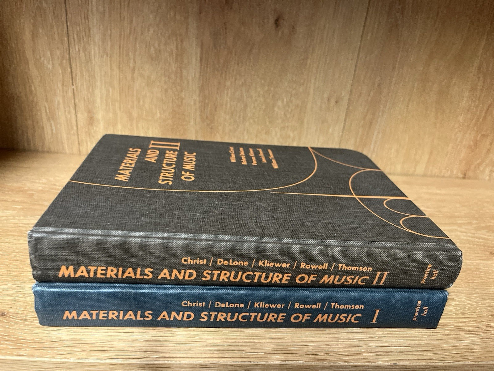 Materials and Structure of Music Vol.1 &2 First Edition William Christ 1966-1967