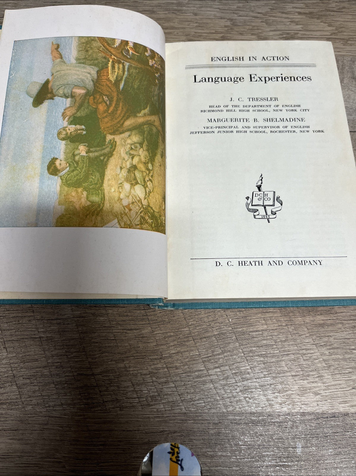 English in Action Language Experiences Ist Ed 1940 by J.C Tressler & Shelmadine