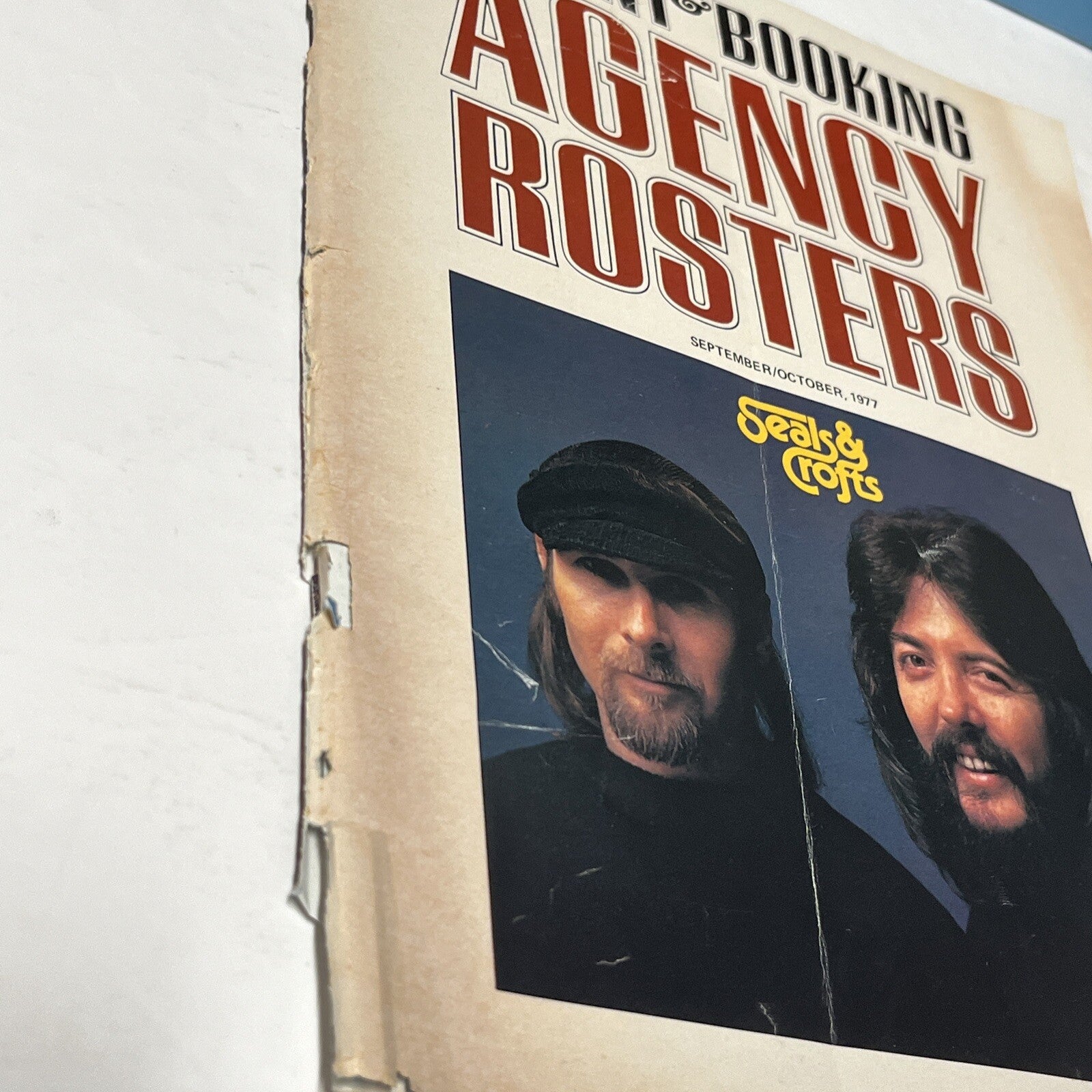 Talent and Booking Agency Rosters September/Octomber 1977 Seals And Crofts