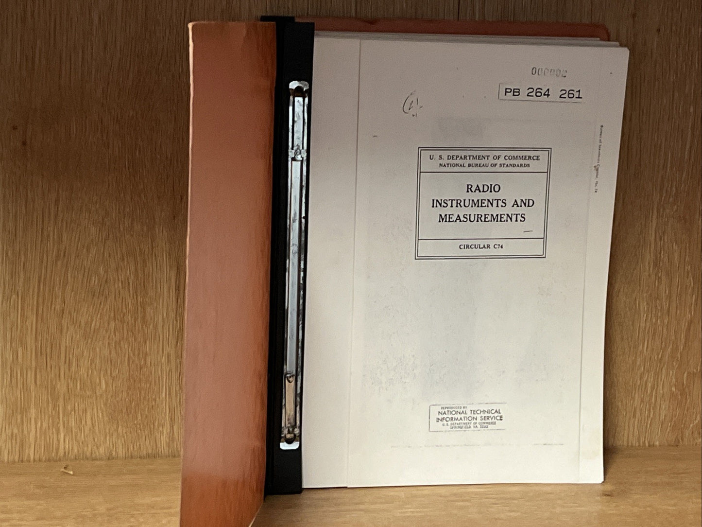 Circular C74 Radio Instruments Measurements US Dept of Commerce 1937