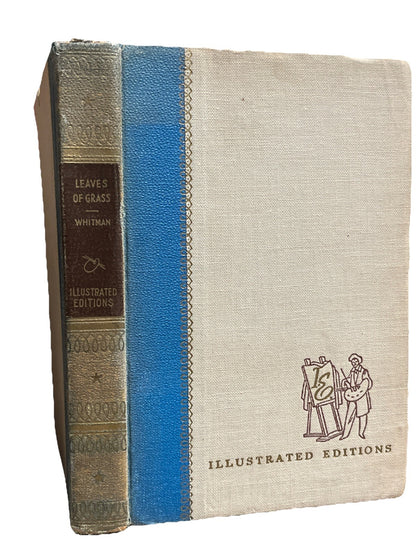 LEAVES OF GRASS Walt Whitman The World Publishing 1942 Vintage Vintage Book