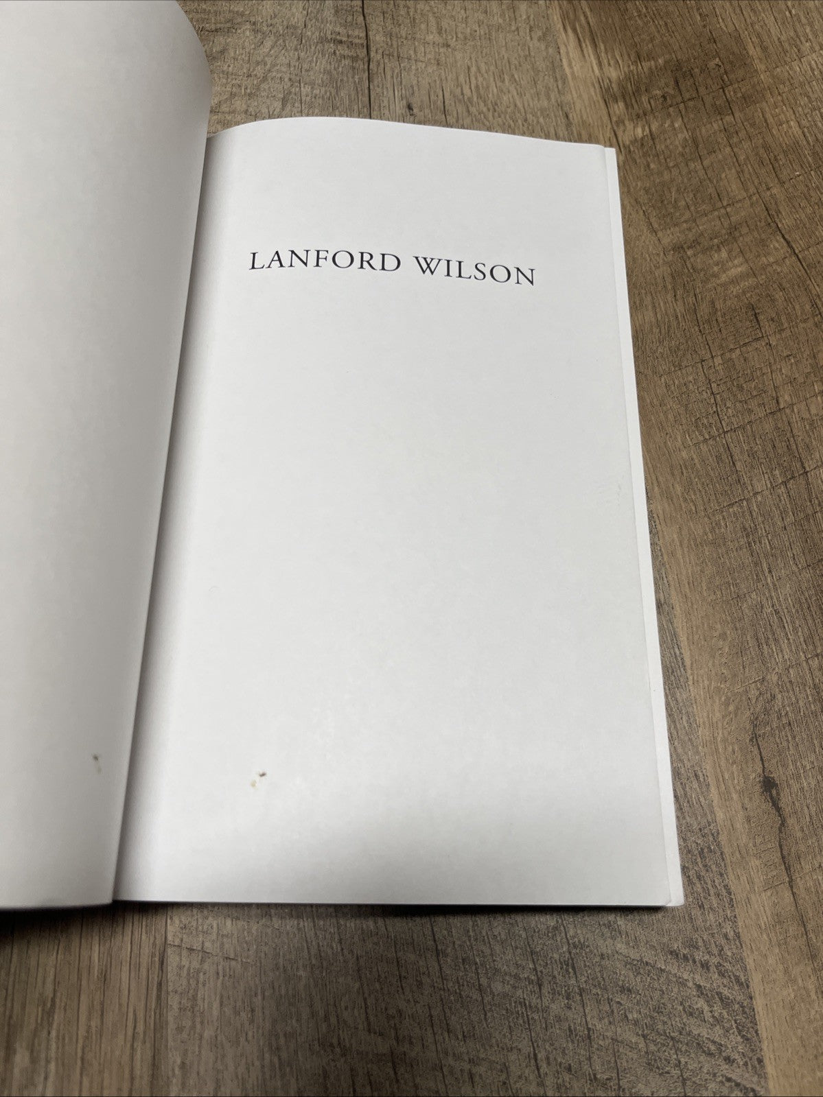 Langford Wilson Collected Works Volume 1 - 3 The Talley Trilogy