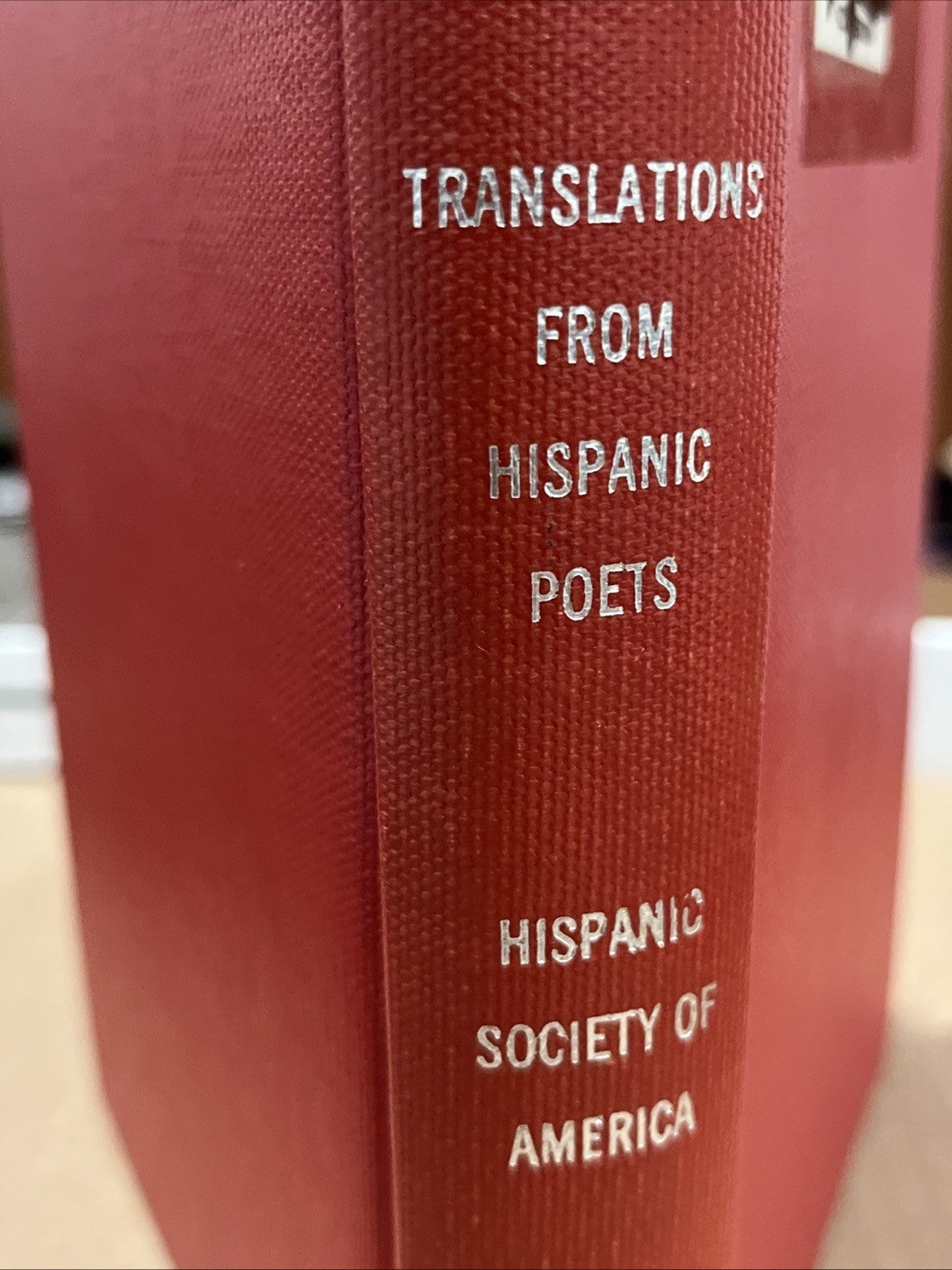 Translations from Hispanic Poets Hispanic Notes & Monographs 1938 Ex Lib