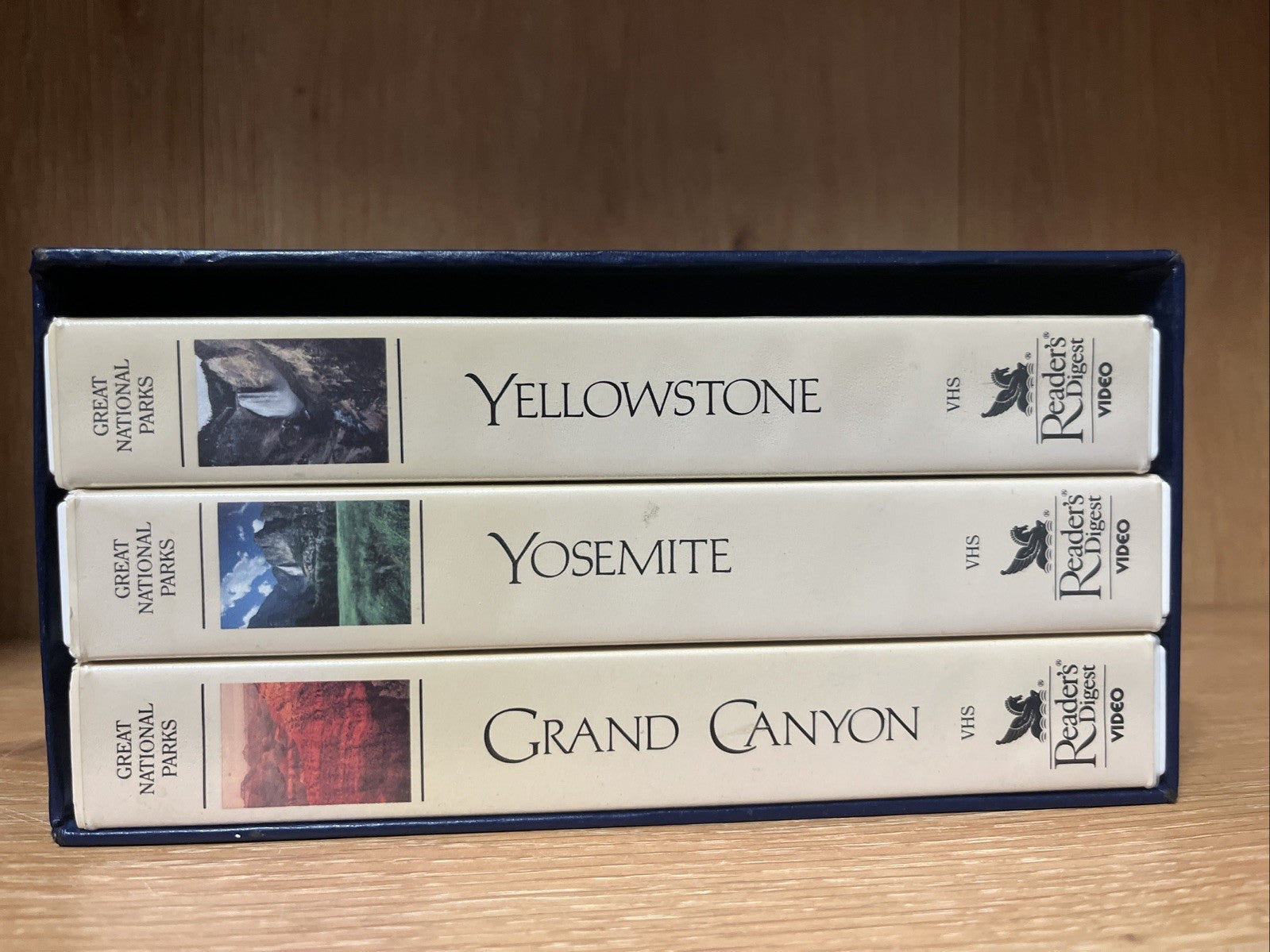 Lot  of 3 Great National Parks by Reader's Digest VHS Cassette Video Tape 1988