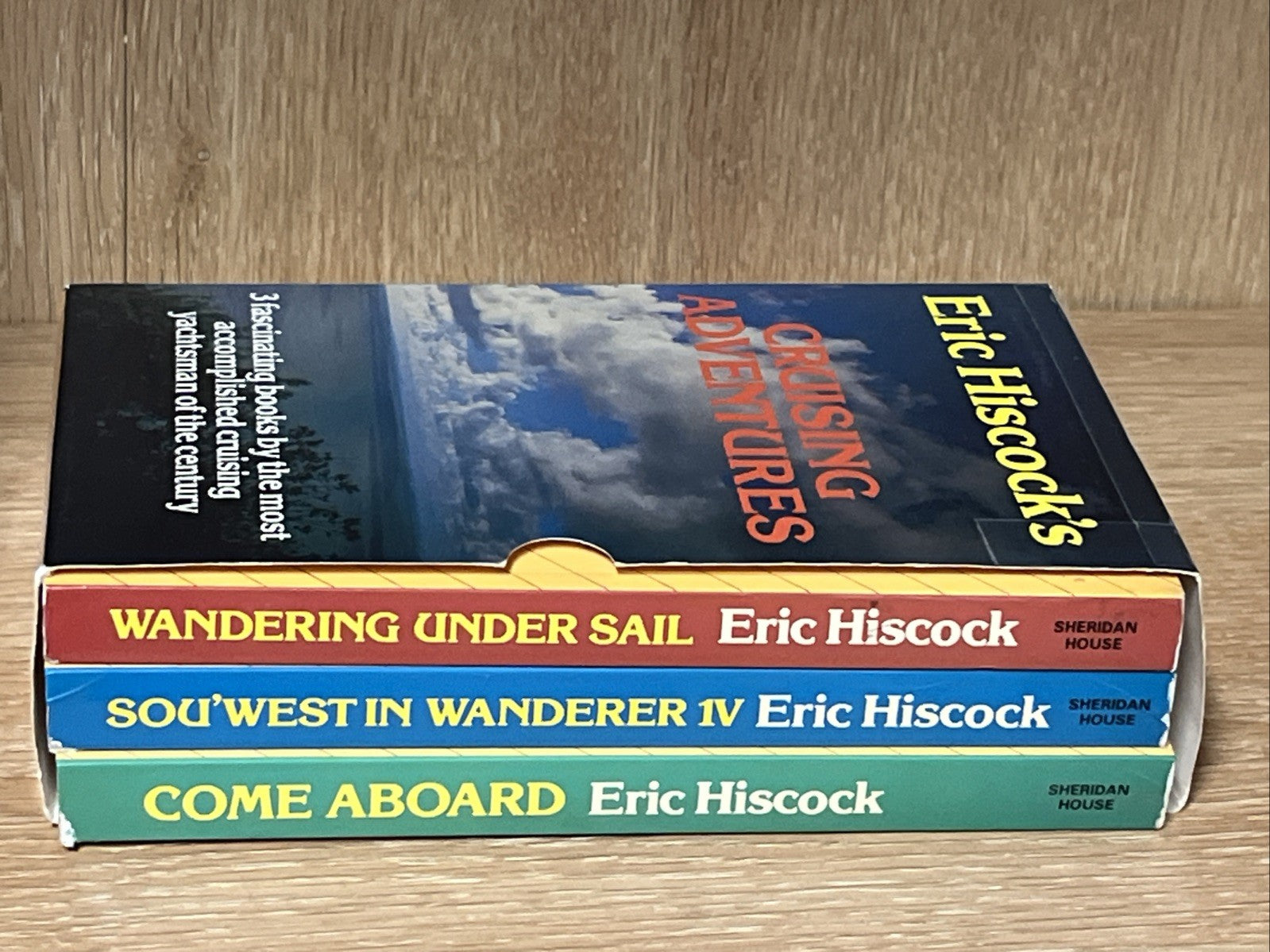 Eric Hiscock’s Cruising Adventures Vol 1 - 3  (3 Volume Set In Slipcase)