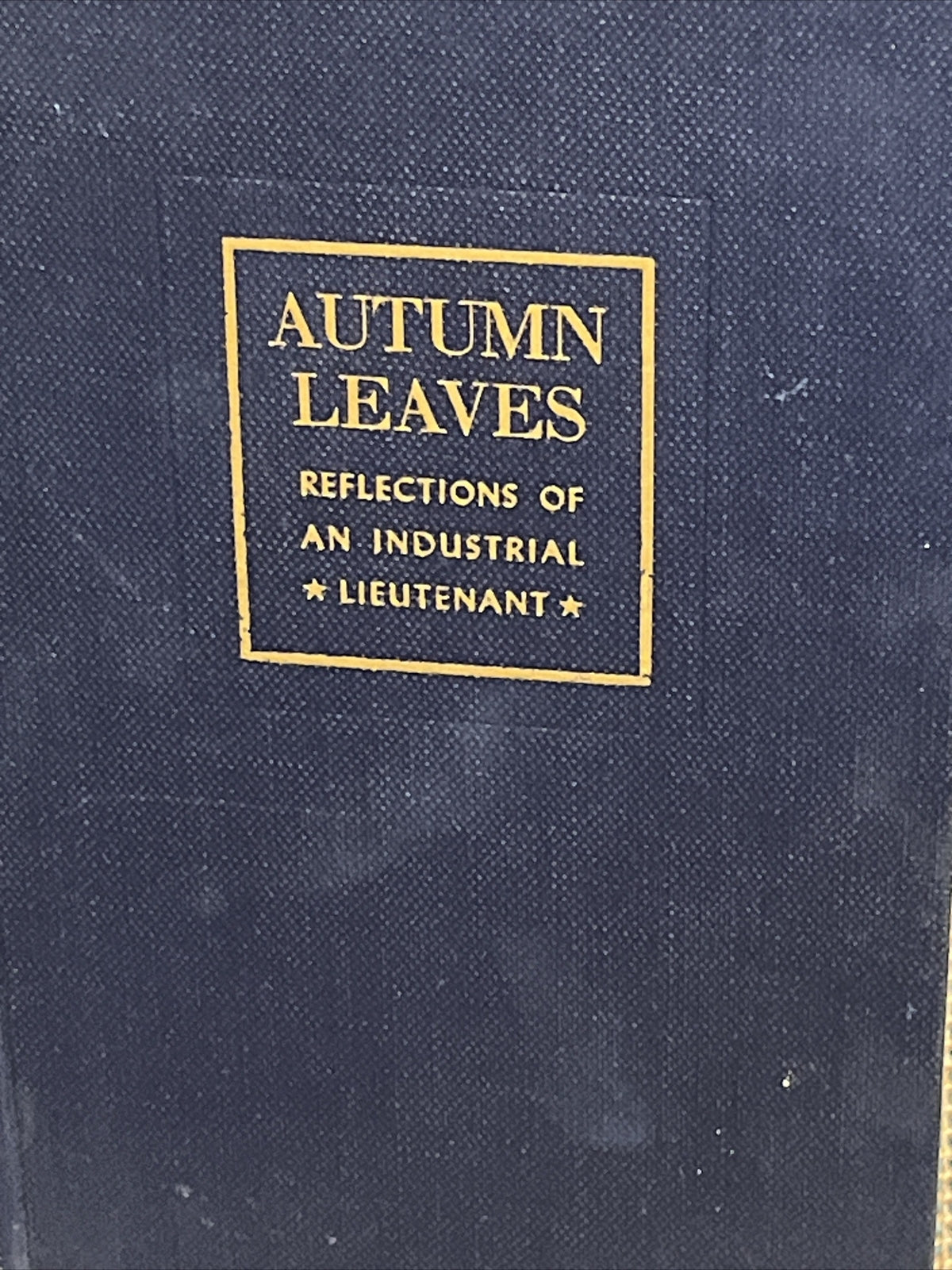 Autumn Leaves Reflections of an Industrial Lieutenant