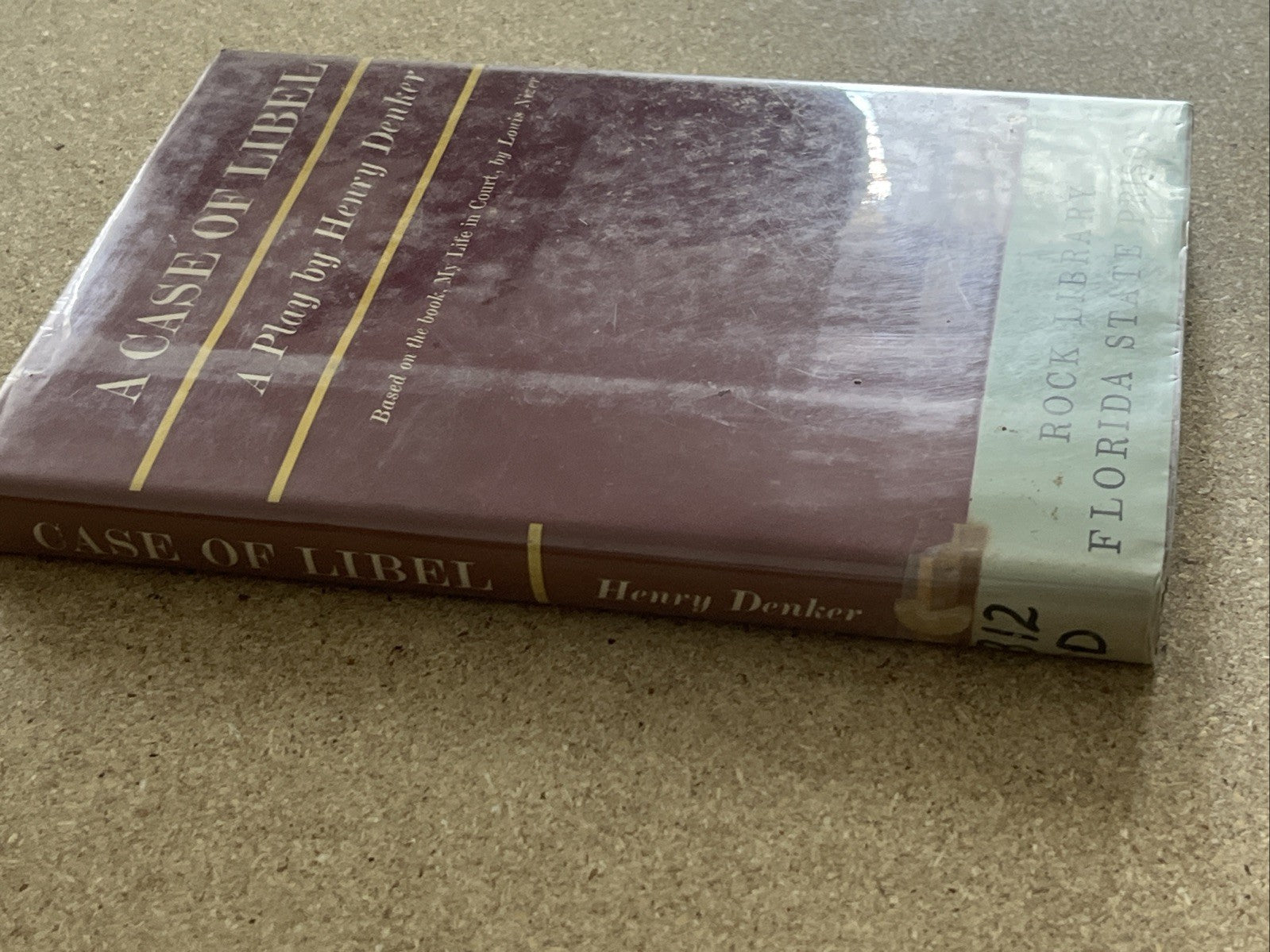 A Case of Libel A Play by Henry Denker, PLAY BOOK; EX LIB
