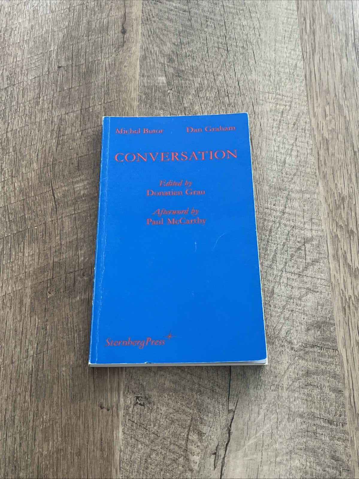 Conversation" by Michel Butor and Dan Graham (Sternberg Press)