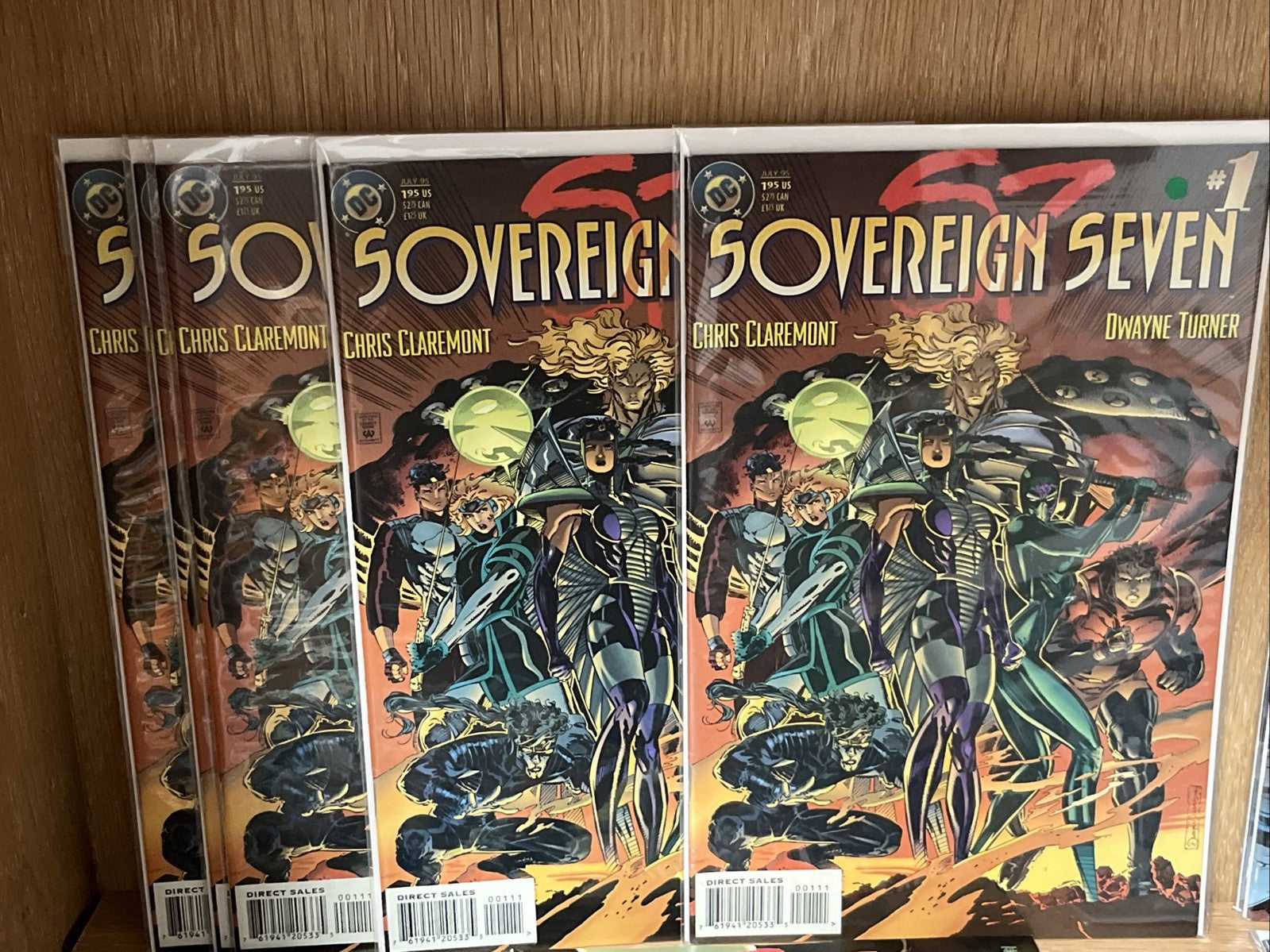 Sovereign Seven Lot of 20  #1 #2 #3 #4  (1995) DC Comics Book 5pc Each Number
