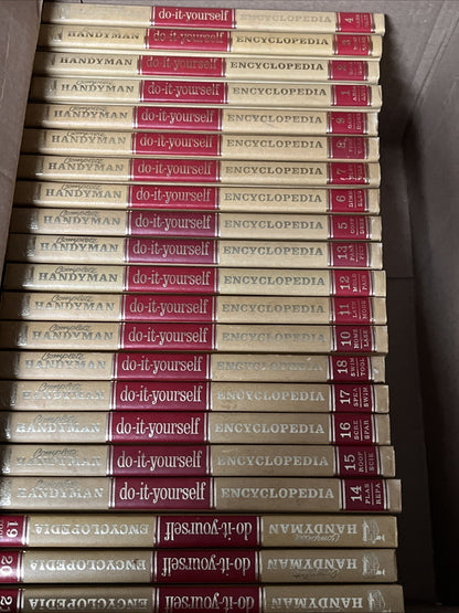 1975 Complete Handyman Do It Yourself Encyclopedia 21-Volume Set *Like New*