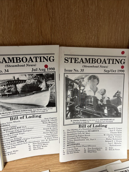 Lot of 13 Steamboating News Issues Mag Fomerly Steamboat News 1990/1991/1992