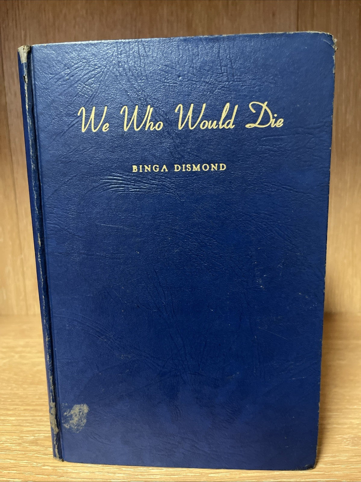 WE WHO WOULD DIE 1st Ed INSCRIBED & SIGNED COPY BY BINGA DISMOND - ILLUSTRATION