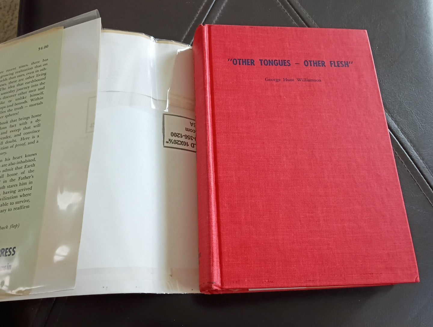Other Tongues Other Flesh 1st Ed By George Hunt Williamson 1953 
