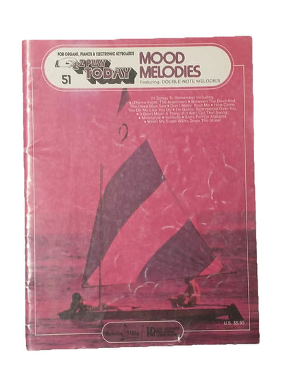 51, hal leonard guitar, EZ Play Today, Mood Melodies Song Book, Piano, Vocal