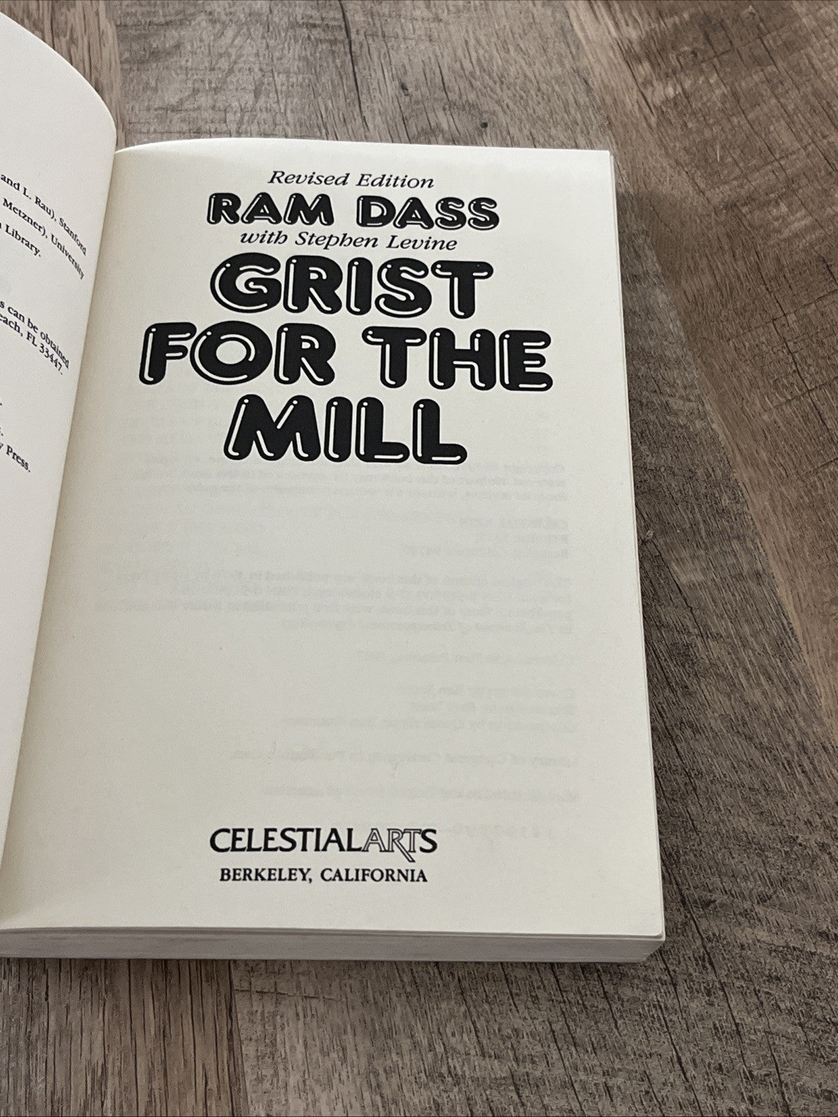 Ram Dads With Stephen Levine  Grist for the Mill: The Mellow Drama, Dying ..1987