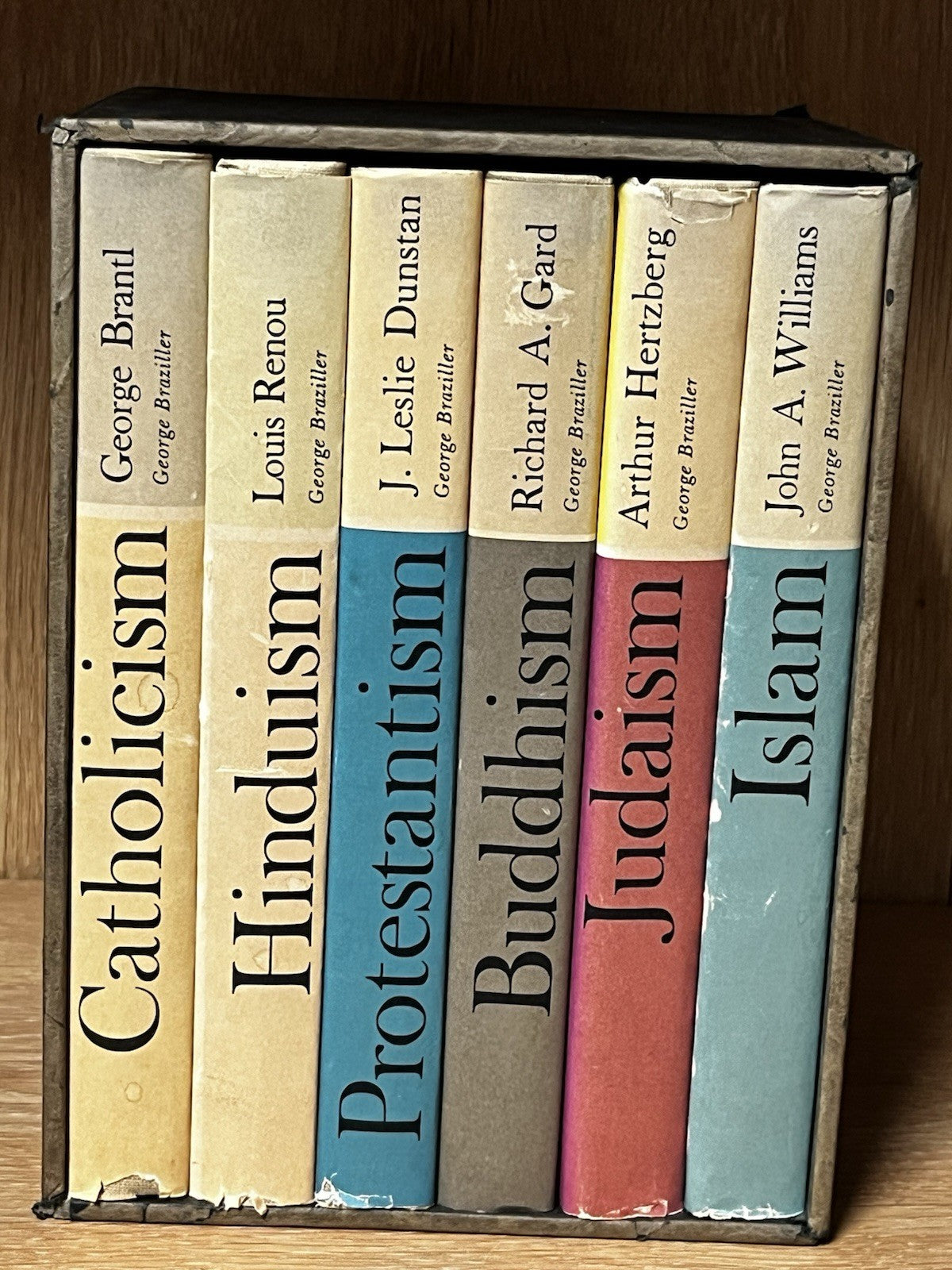 Great Religions of Modern Man George Braziller 1962 6 Volume HC Book Set
