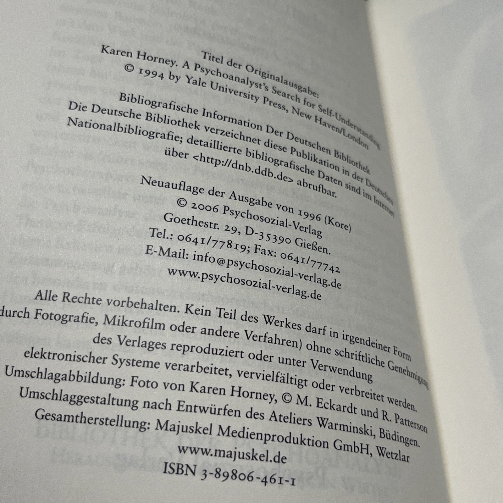 Bernard J. Paris Karen Horney: Leben und Werk (Bibliothek der Psychoanalyse)
