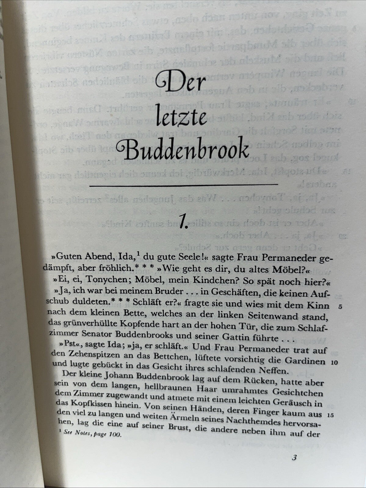 Der Letzte Buddenbrook Selected From Buddenbrooks By Thomas A. Riley (1965)