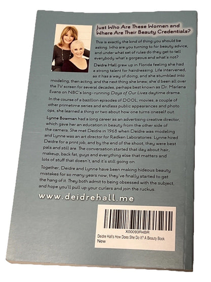 Deidre Hall’s How Does She Do It  A Beauty Book SIGNED COPY