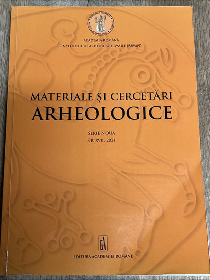 Materiale și Cercetări Arheologice Serie Noua NR. XV11, 2011  (English/Romana)