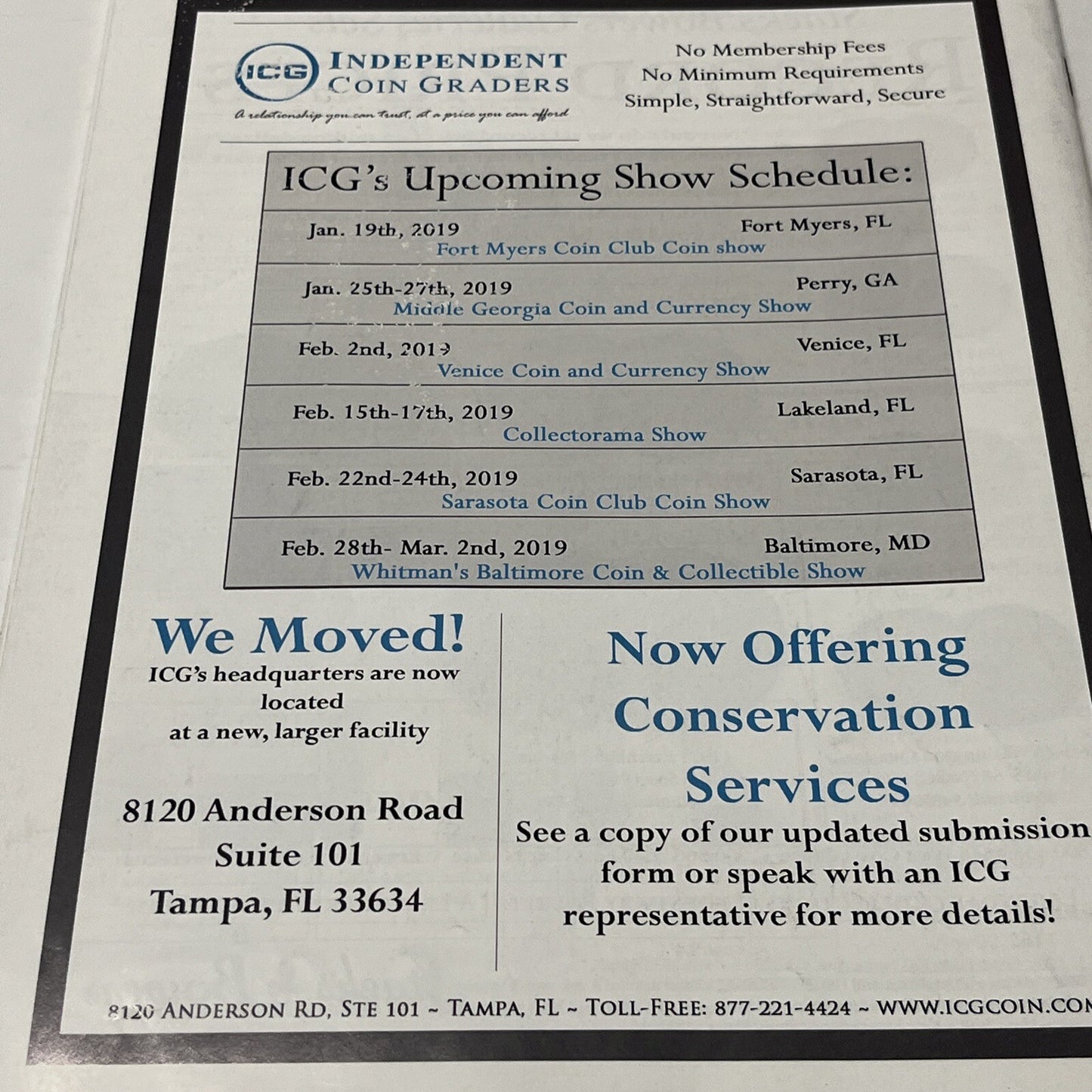 The Official FUN Show Guide Florida United Numismatists 64 Annual Convention/19