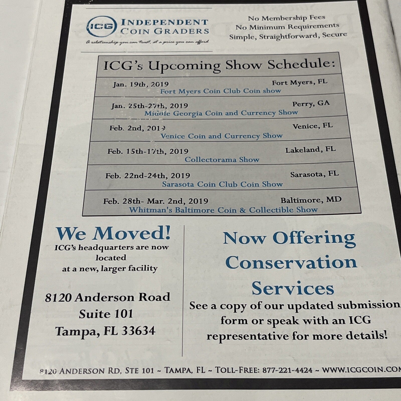 The Official FUN Show Guide Florida United Numismatists 64 Annual Convention/19